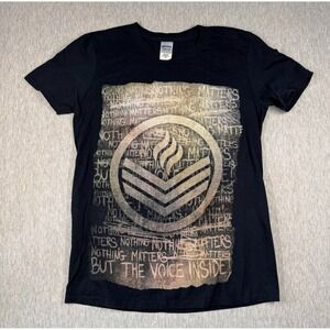 For All Those Sleeping I'm Not Dead Yet Tee Small Black Metalcore Band Shirt